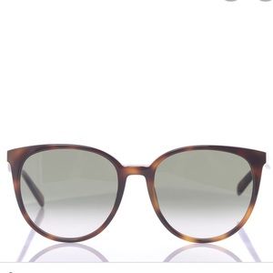 Celine Thin Mary Sunglasses in Tortoise